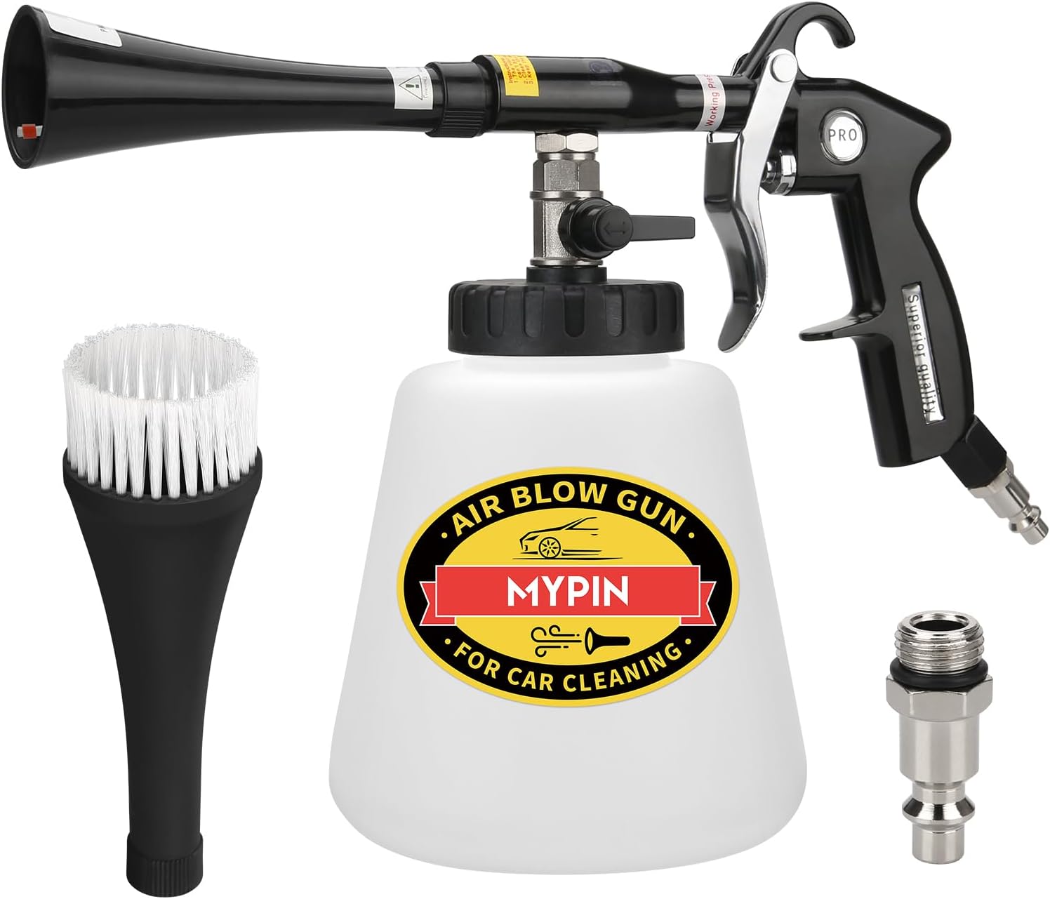 MYPIN Car Cleaning Gun Kit front view high pressure detailing tool