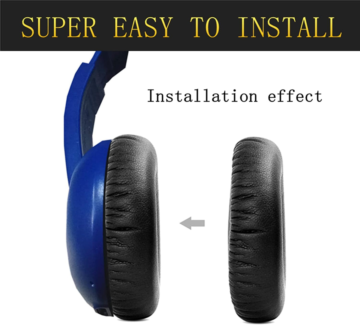 TaiZiChangQin headphone cushion installed packaging view