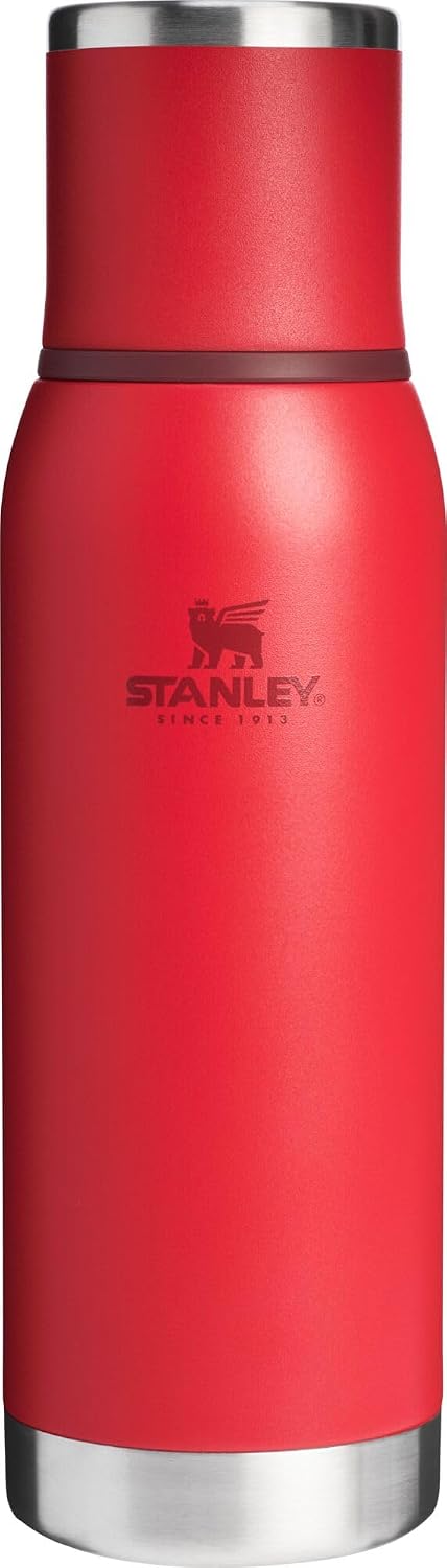 Stanley Adventure-To-Go Vacuum Bottle 1.1 qt | Wide Mouth with Leakproof Cup Lid | Keep Drinks Hot or Cold | Packable for Travel | Insulated Stainless Steel Thermal Bottle | BPA-Free | Spring Green - Image 9