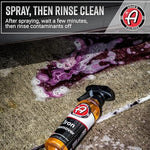 Using iron remover spray before car clay bar
