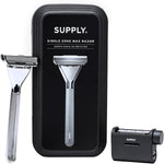 Supply Single Edge Max Razor premium metal safety razor front view