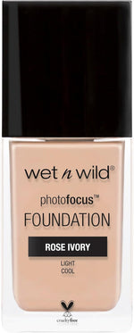 Wet N Wild Photo Focus Matte Liquid Foundation Rose Ivory front view