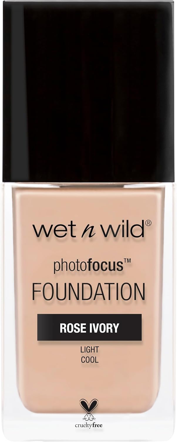 Wet N Wild Photo Focus Matte Liquid Foundation Rose Ivory front view