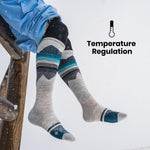Smartwool floral crew socks fabric texture