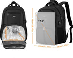 Kadilong 17.3 inch laptop backpack USB charging port detail