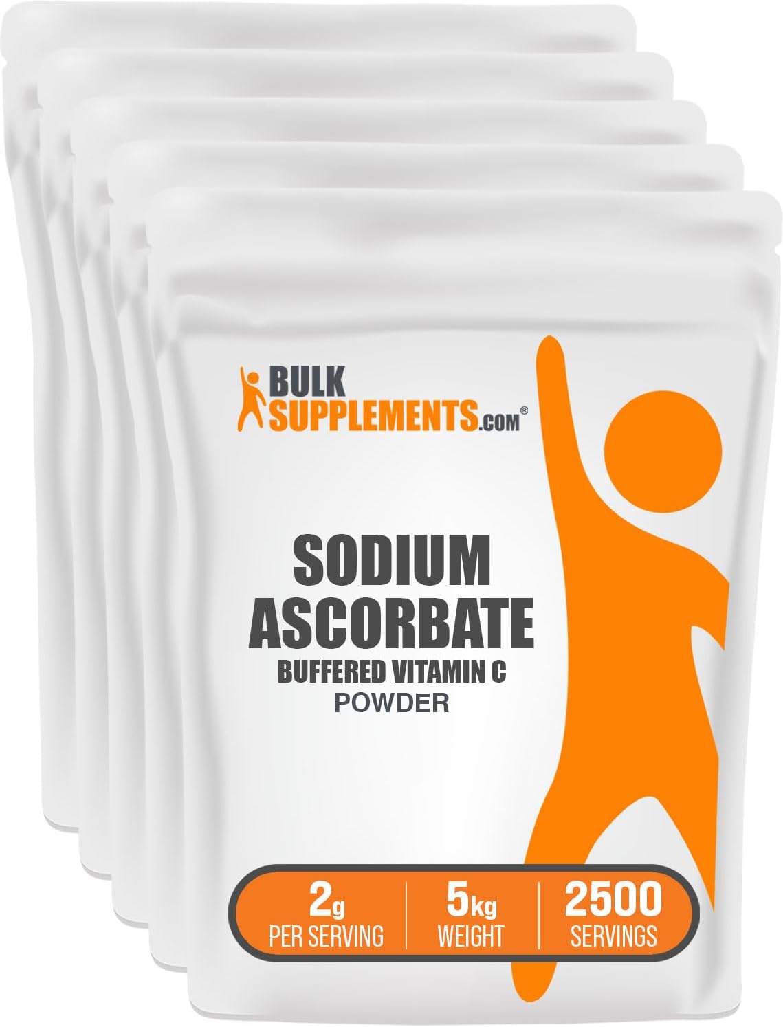 BulkSupplements Sodium Ascorbate nutritional information table