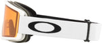 Oakley snow goggles side profile showing strap adjustment.