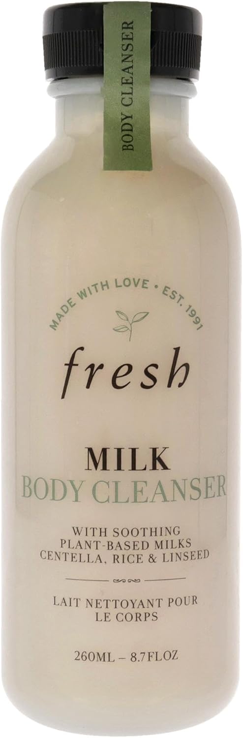 Fresh Milk Body Cleanser 8.7 Fluid Ounce bottle front view imported beauty wash