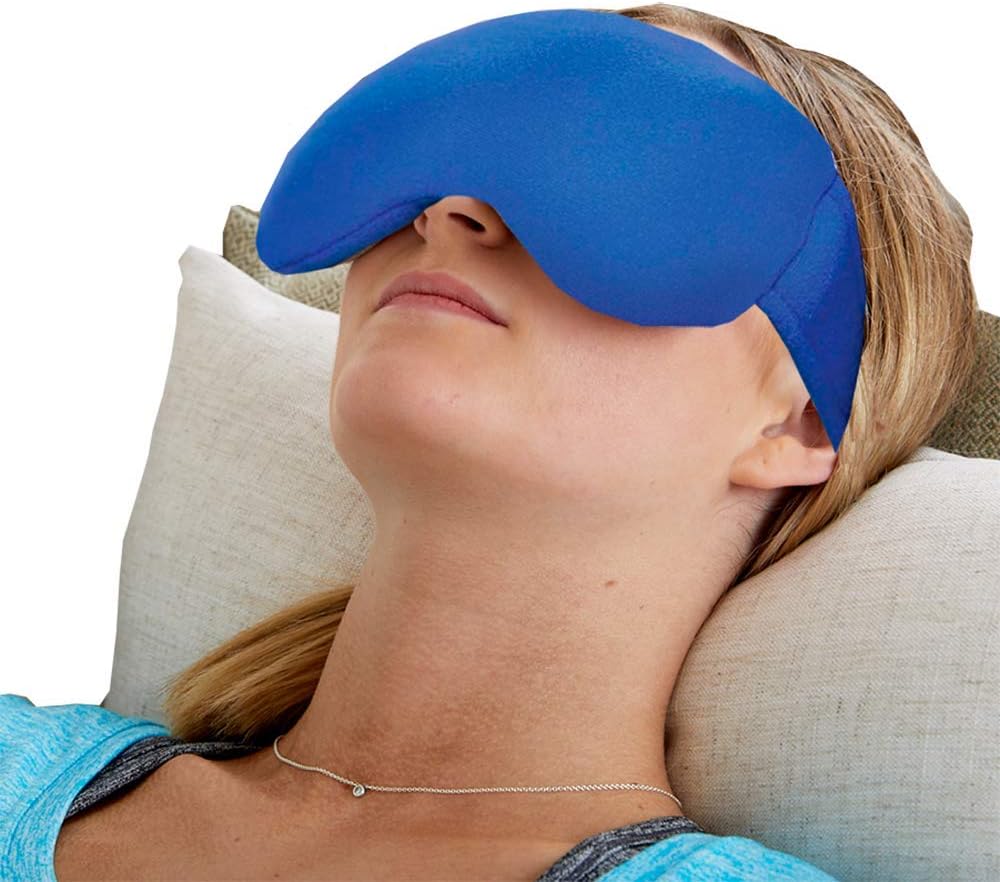Carex Bed Buddy Sinus Headache Relief Mask front view therapy pack