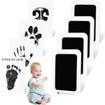 Echosari inkless baby hand and footprint kit front view displaying packaging and clean touch pads.