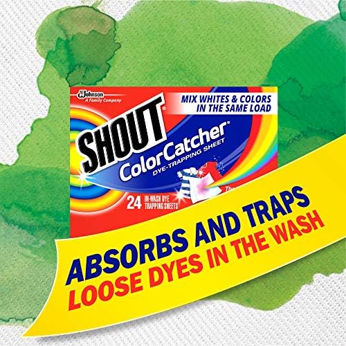 Authentic Shout Color Catcher packaging showing 72 count value pack
