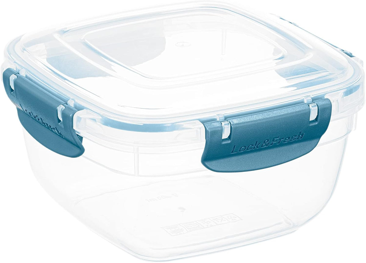 Superio Plastic Food Storage Container with Airtight Lid- 30 Oz, BPA Free, Leakproof, Stackable, Microwave, Dishwasher and Freezer Safe, Yellow - Image 9