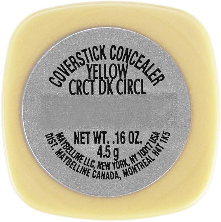 Maybelline Cover Stick back label ingredients and details