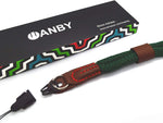 WANBY camera strap soft green hand wrist strap wrist fit demonstration