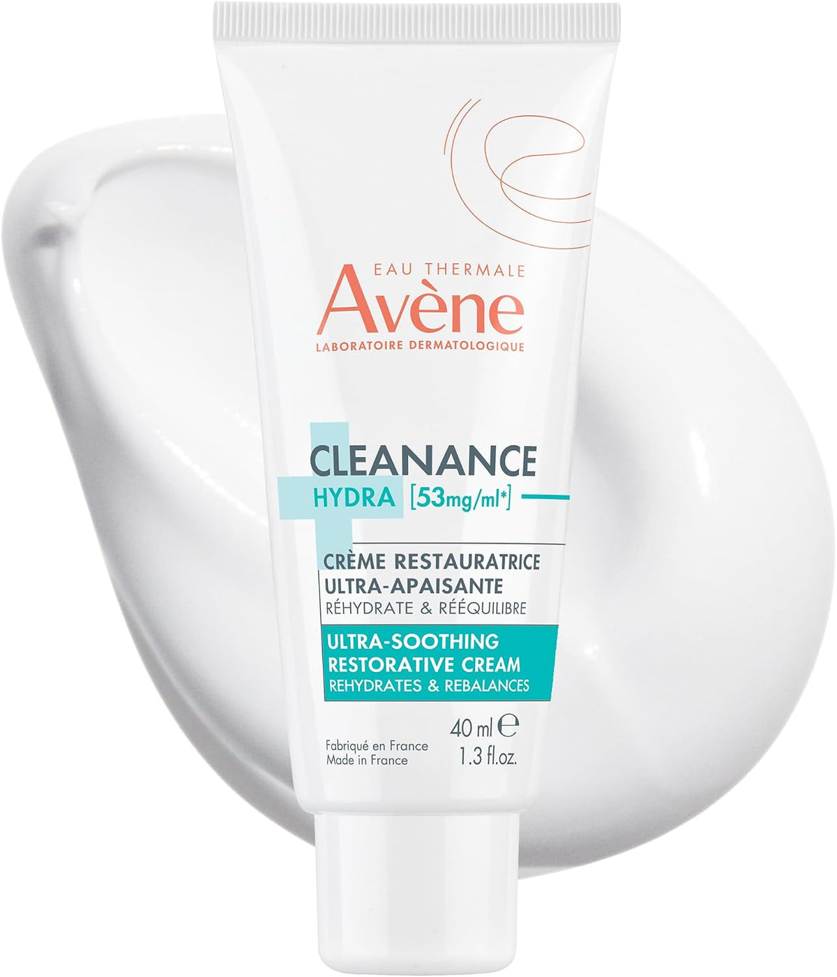Avene Cleanance Hydra moisturizing cream tube for acne prone skin