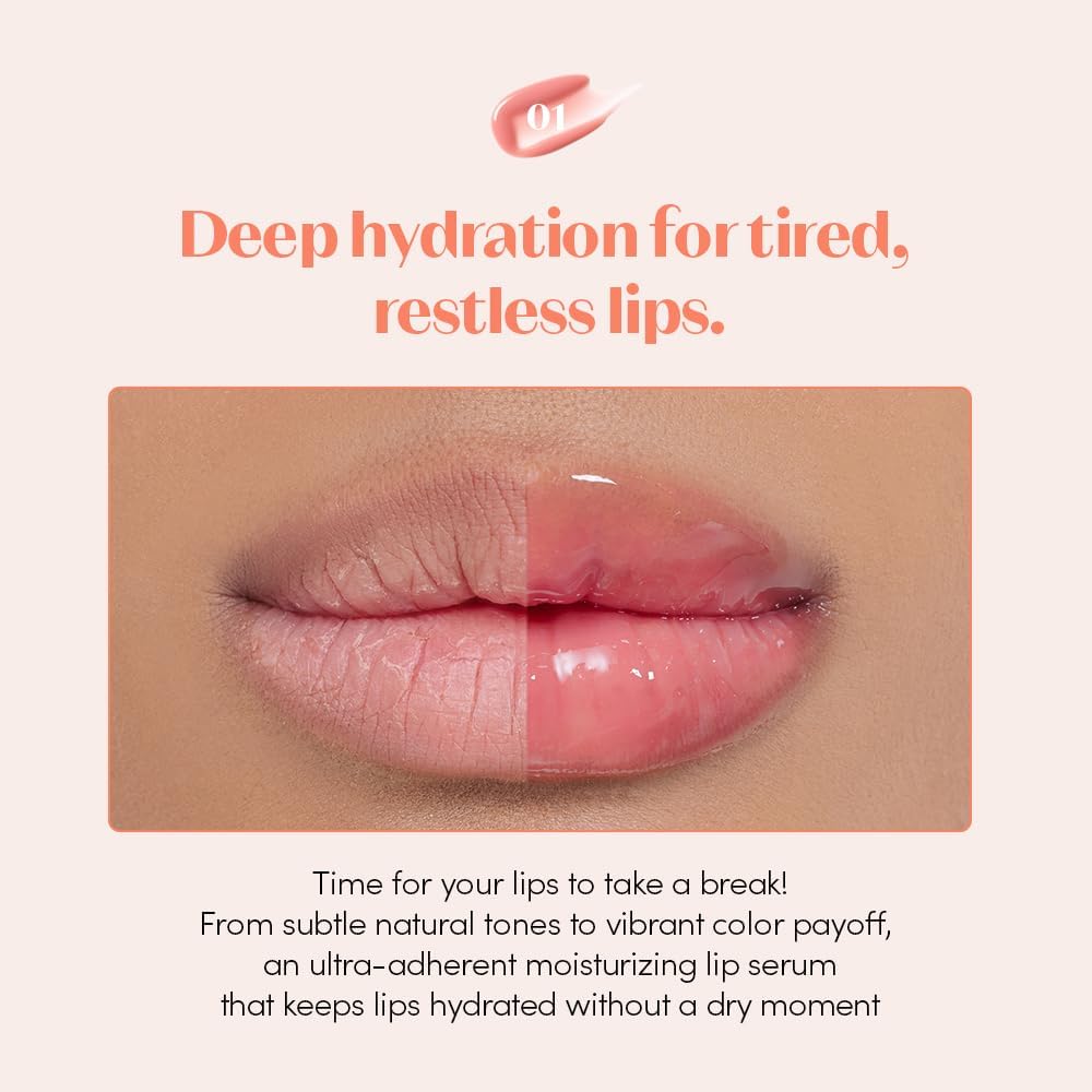ETUDE intensive moisture lip serum packaging box details