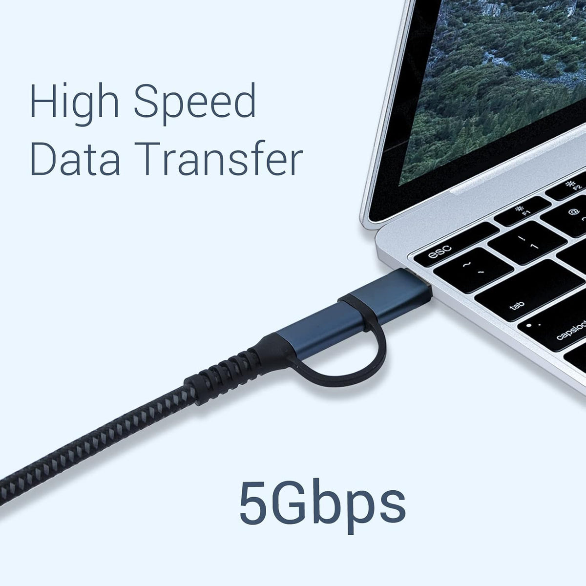 SUMPK USB 3.2 Type C connector angled view
