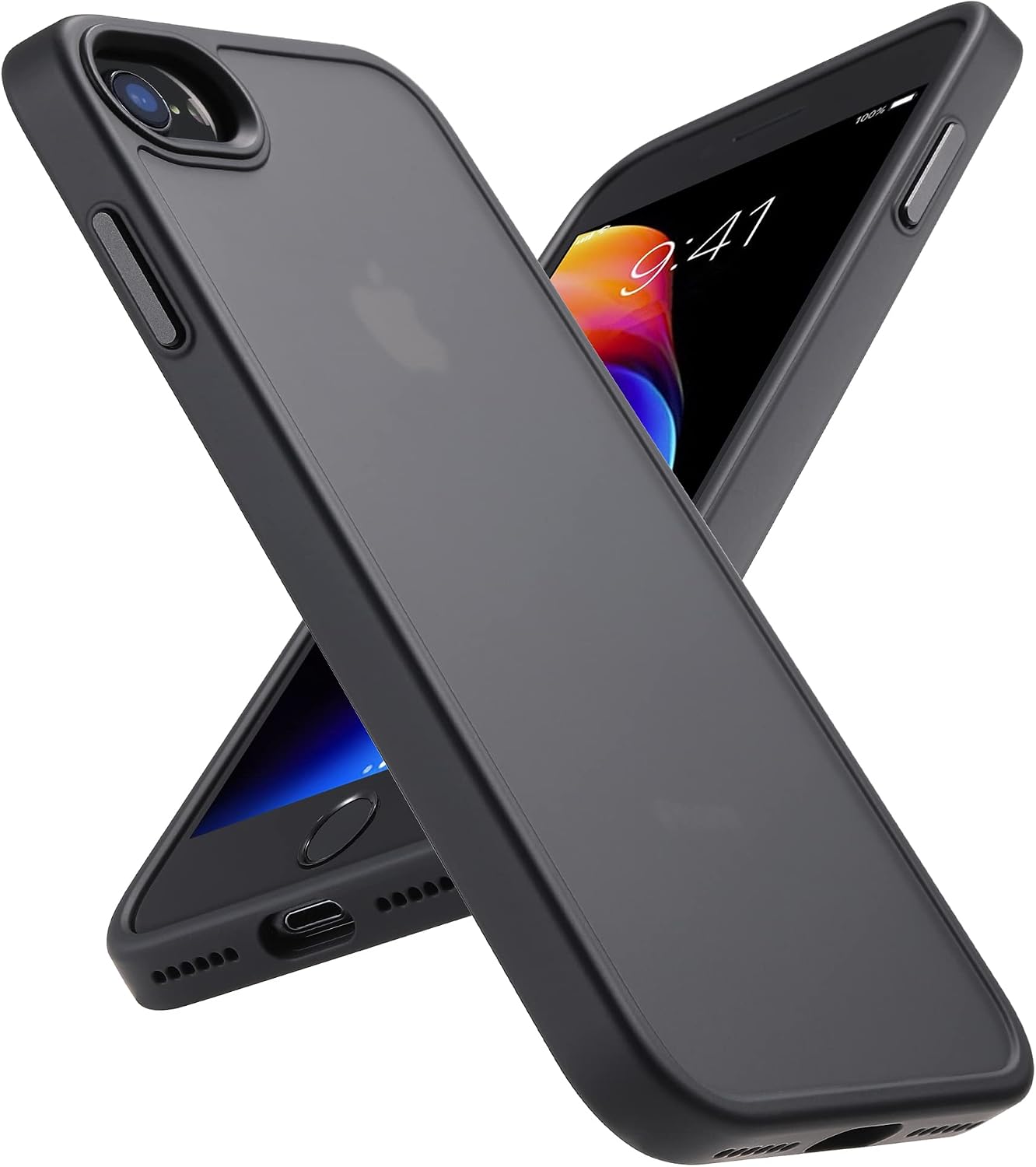 Yriklso shockproof slim case front view for iPhone SE