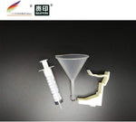 GUIYIN TH81 printhead cleaner kit components including syringe and funnel