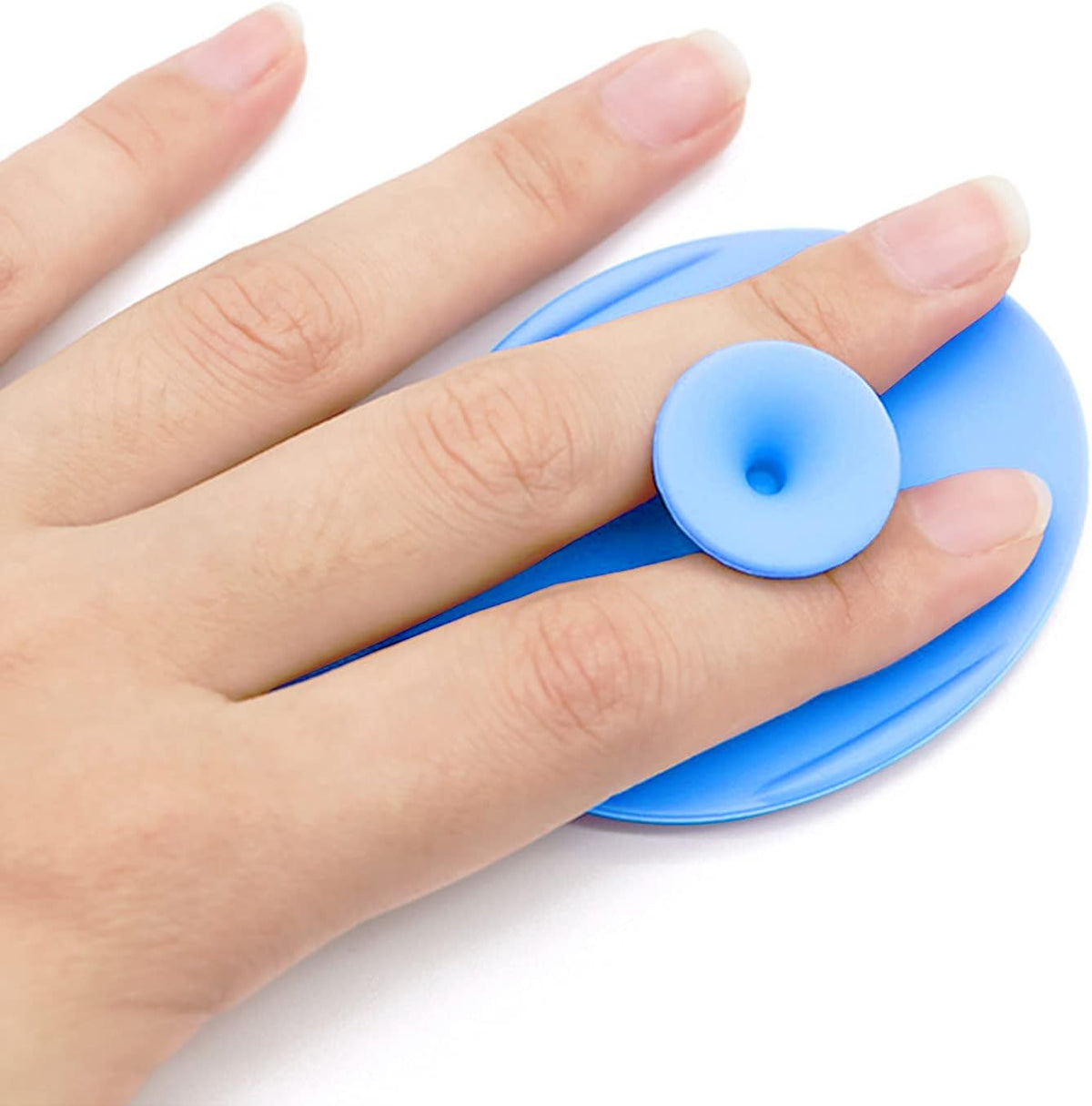 MR LION silicone facial brush fine bristles side view