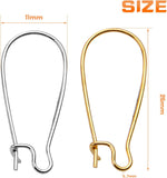 Assorted gold and silver jewelry components displayed for DIY crafting.