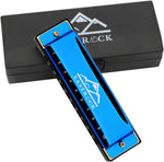 EastRock 24 Hole Blues Harmonica C Key Black with Case for Adults Beginner - Image 14