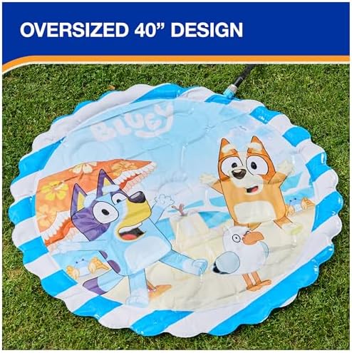 SwimWays Bluey outdoor toy packaging showing characters Bluey and Bingo
