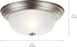 Kichler flush mount light interior bulb socket