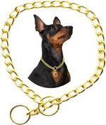 Choke Collar for Dogs,Dog Choker Collar for Large Dogs Metal Slip Dog Chain Collars Link Training Heavy Duty for Small Medium Large Dogs pet Boys Girls Big XL Breed - Image 9