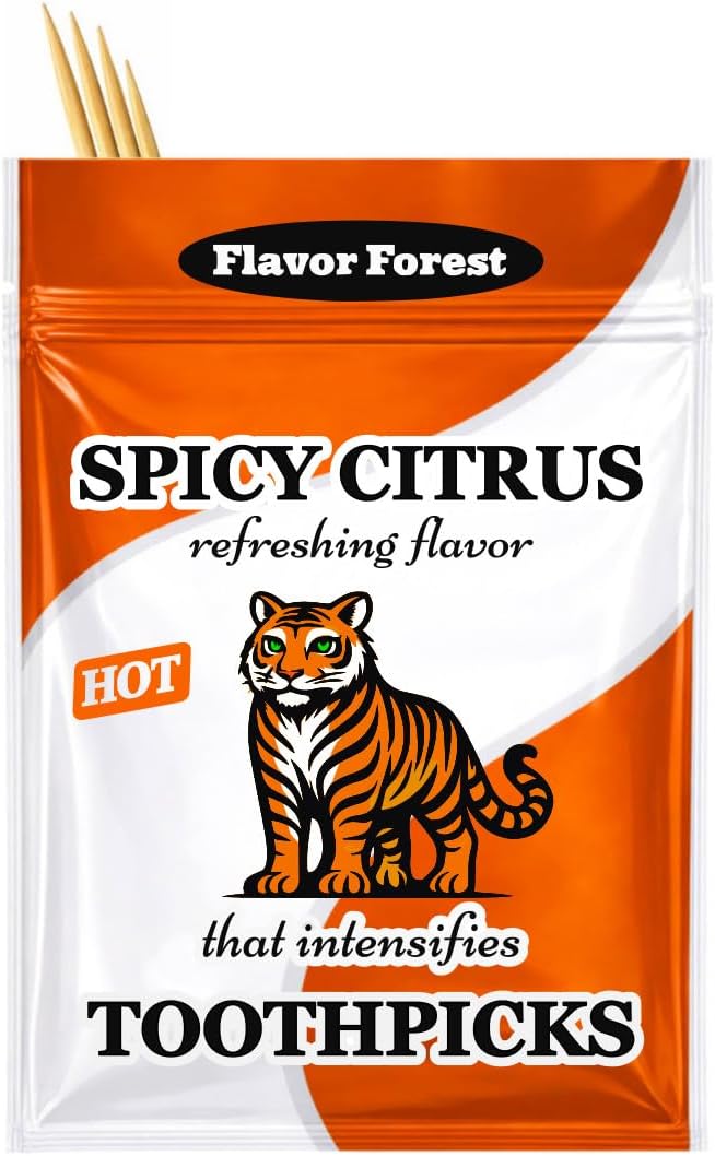 Spicy Citrus Flavored Cinnamon Toothpicks - 100ct - Image 1