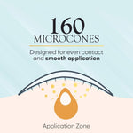 Bloomora acne patch applied on skin surface