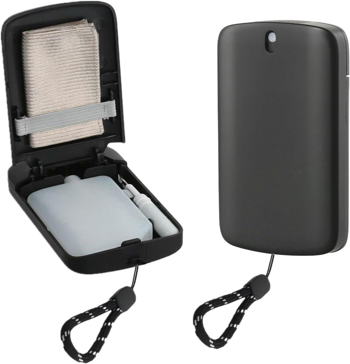 ANEWSIR portable lens cleaner kit front view black travel case