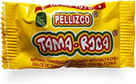 Close up of Tama-Roca individual tamarind candy packaging