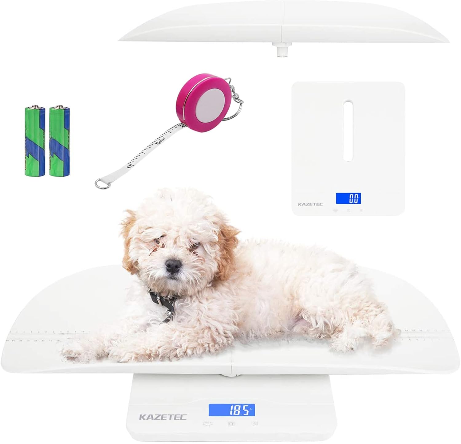 Kazetec multi-function digital baby and pet scale front view