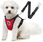 SlowTon Dog Seat Belt Harness for Car, Dog Car Harness & Seatbelt, GY XXS | Adjustable Mesh Breathable Harness & Dog Seatbelt Safety Tether with Elastic Bungee & Double Clips for Small Medium Large Pet - Image 13