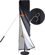DOCEPERT weather resistant umbrella cover packaging and components.