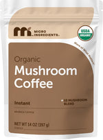 Micro Ingredients Organic Instant 10 in 1 Mushroom Coffee Powder, 28 Ounce (317 Servings) | Premium Arabica Coffee with Lion's Mane, Chaga, Reishi & More - Image 9