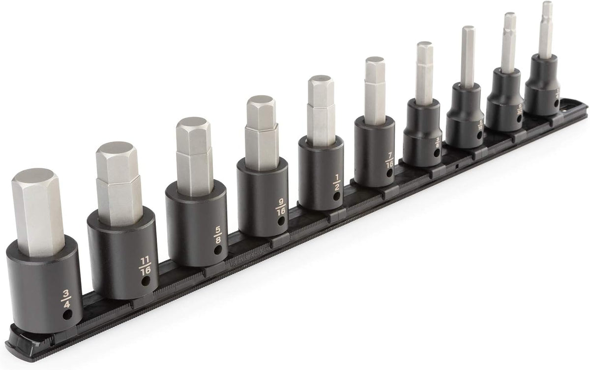 TEKTON 1/2 Inch Drive Torx and External Star Impact Socket Set | SKT25801 - Image 10