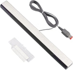 Xahpower Wii Sensor Bar replacement wired infrared front view on clear stand
