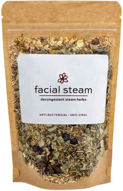 Decongesting Botanical Bath and Facial Steam | 4 Facial Steams or 3 Bath Teas | Common Cold + Seasonal Allergy Relief | USDA Organic Herbs | Wildflower Wellness - Image 1