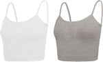 NEWITIN 4 Pack Spaghetti Strap Camisole Top Adjustable Strap Tank Top for Women - Image 14