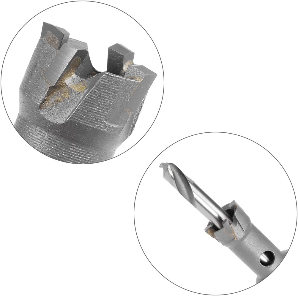 Uxcell TCT hole saw kit with hex wrench and spring