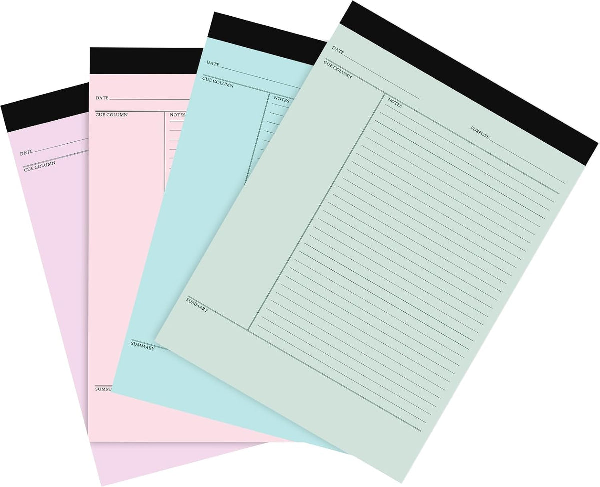 8 Pcs Writing Note Pads Notes System 8.5 x 11 Inches College Ruled Legal Pads Lined Paper Notebooks for Office School Teacher Students College Business, 45 Sheets Per Pad (Multicolor) - Image 9