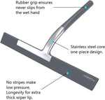 Richmirth glass door cleaner tool wiping down a shower glass panel