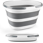 BIDFUL Collapsible Mop Bucket front view showing 16 litre capacity for home cleaning.