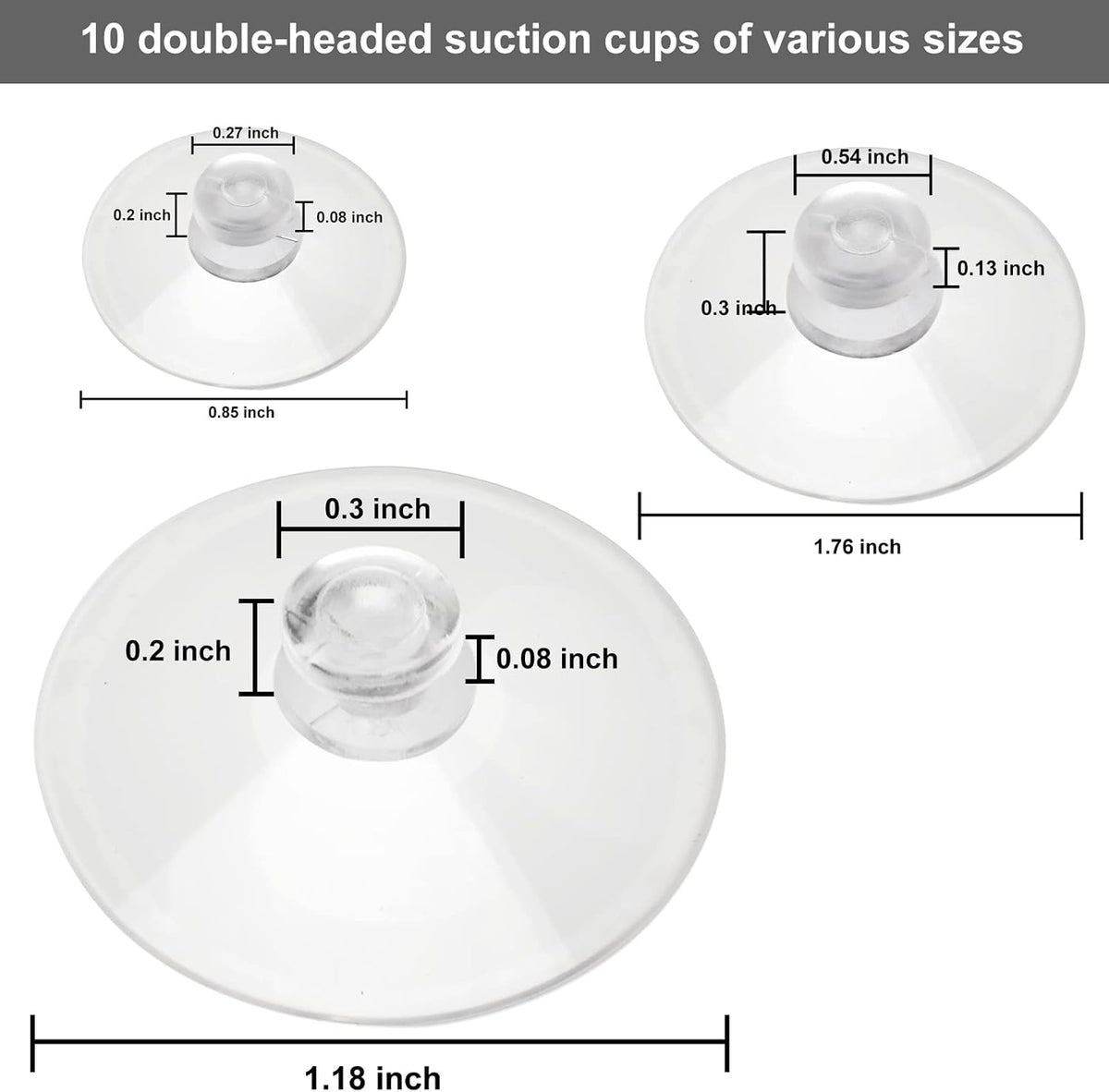 AccEncyc transparent sucker pads arranged by size