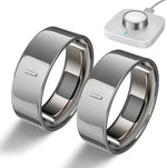 BandRain high gloss plated smart ring covers front view showcasing mirror finish protection