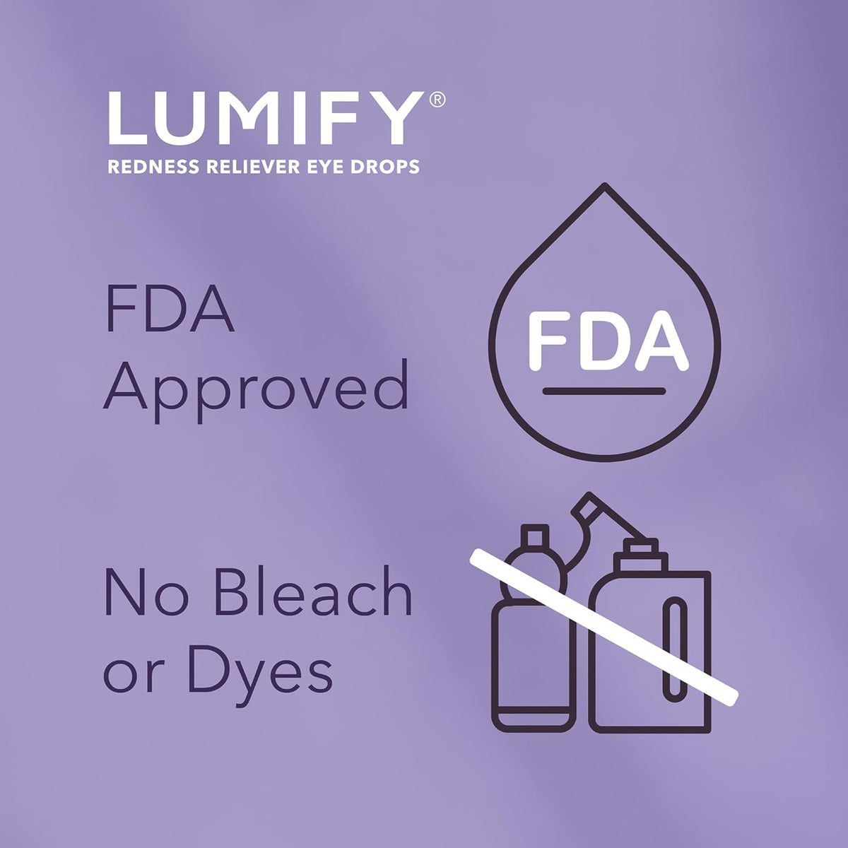 LUMIFY eye drops for brighter looking eyes bottle size