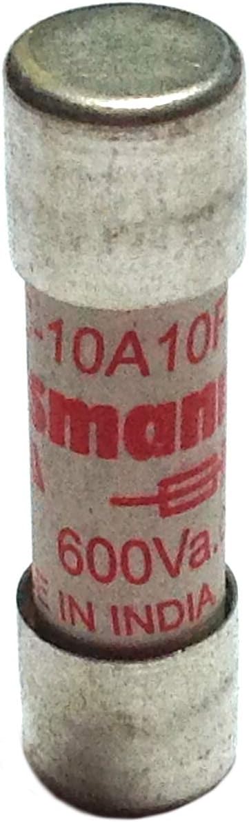 Bussmann Eaton semiconductor fuse front view cylindrical design