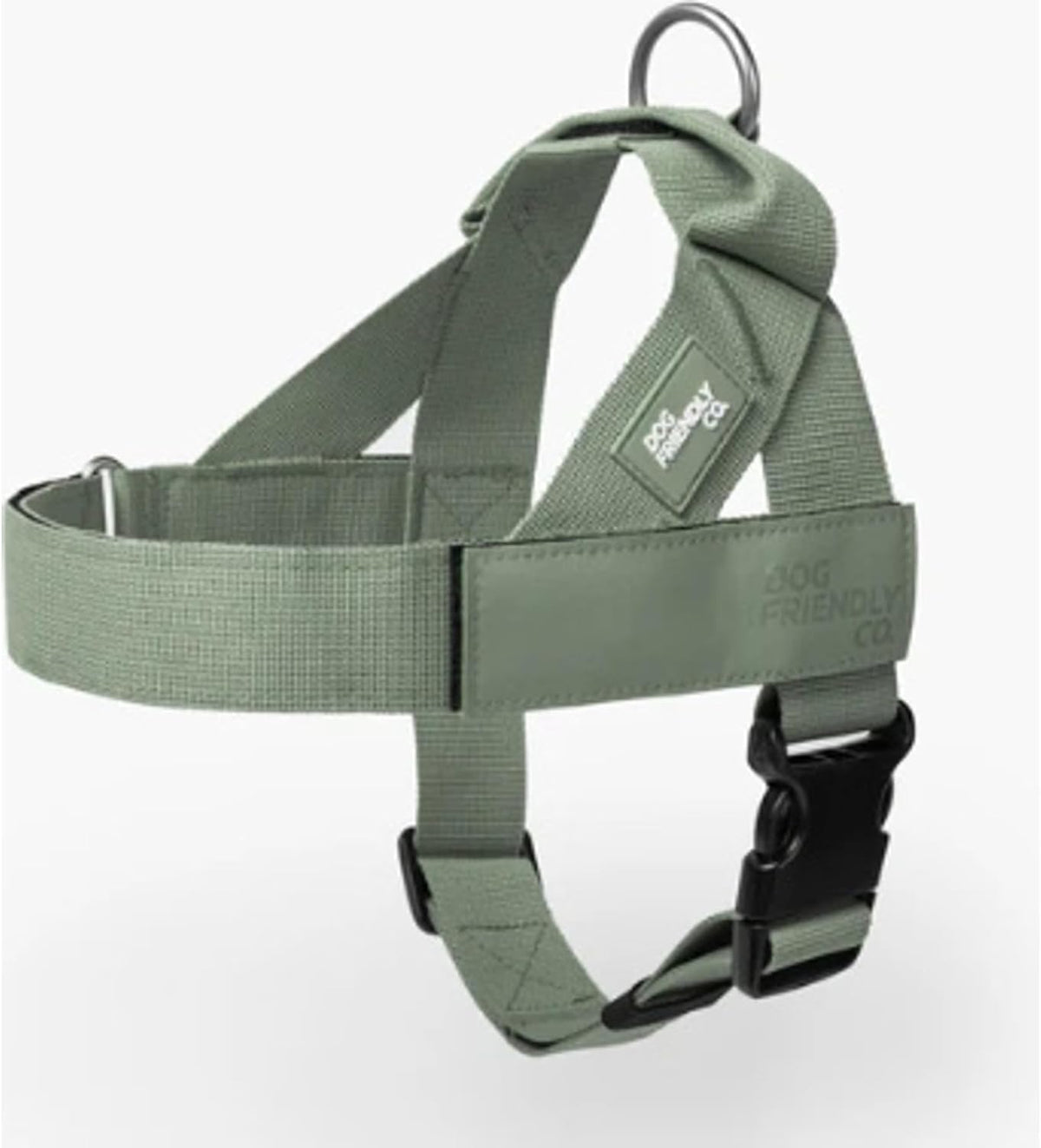 Dog Friendly Co. Dog Harness | Chafe Resistant Webbing, Adjustable Neck & Chest, and Heavy Duty D-Ring | Sturdy, Comfortable, Easy to Use | Classic Blue, Size L - Image 13